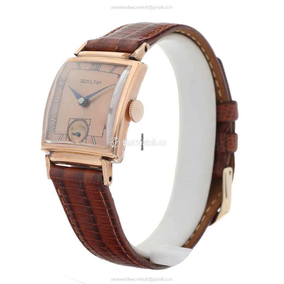 IMG_9085 Hamilton Mens watch Unisex Manual winding Rose gold 982 Replica 2