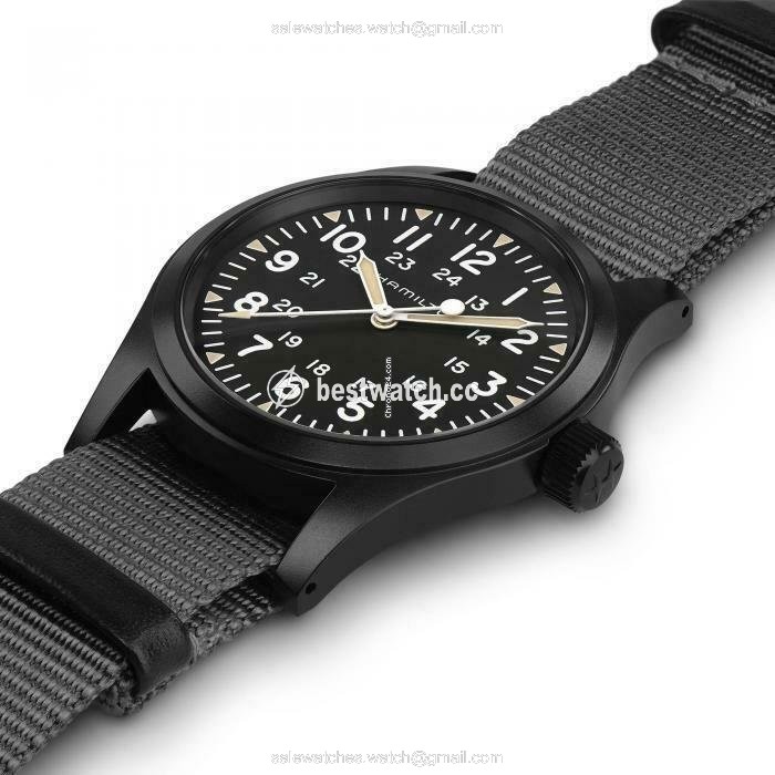 Hamilton Khaki Field Mens watch Unisex Manual winding Steel H69409930 Replica 2