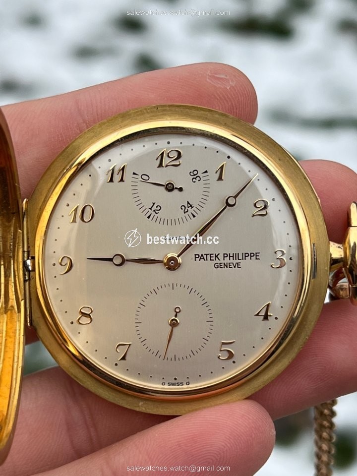 IMG_9085 Patek Philippe Mens watch Unisex Manual winding Rose gold 983j Replica 2