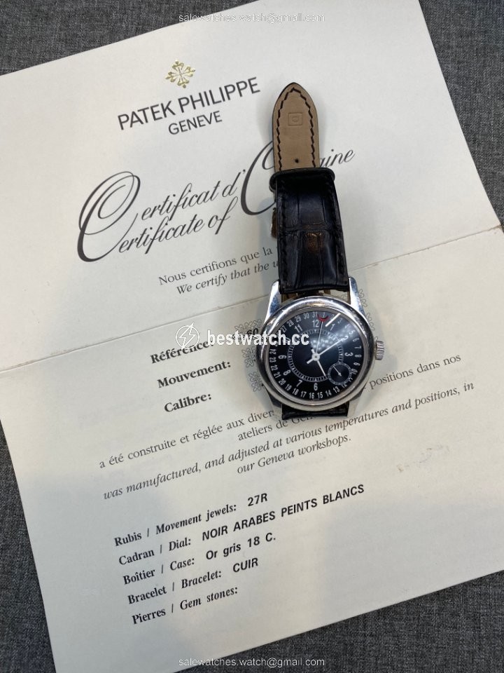 IMG_9085 Patek Philippe Calatrava Mens watch Unisex Automatic White gold 6000G-010 Replica 2