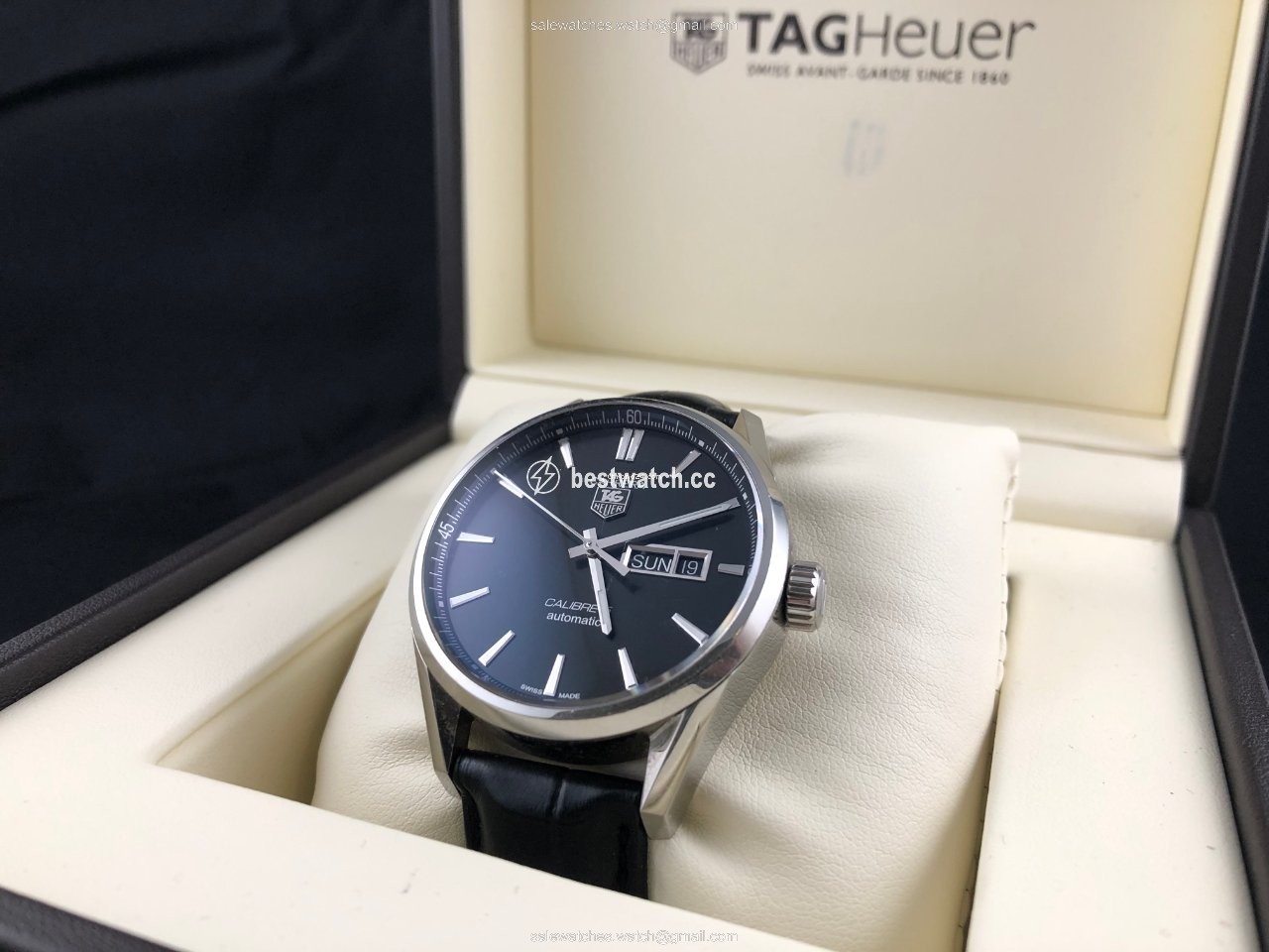 IMG_9085 TAG Heuer Carrera Calibre 5 Mens watch Unisex Automatic Steel war201a.fc6266 Replica 2