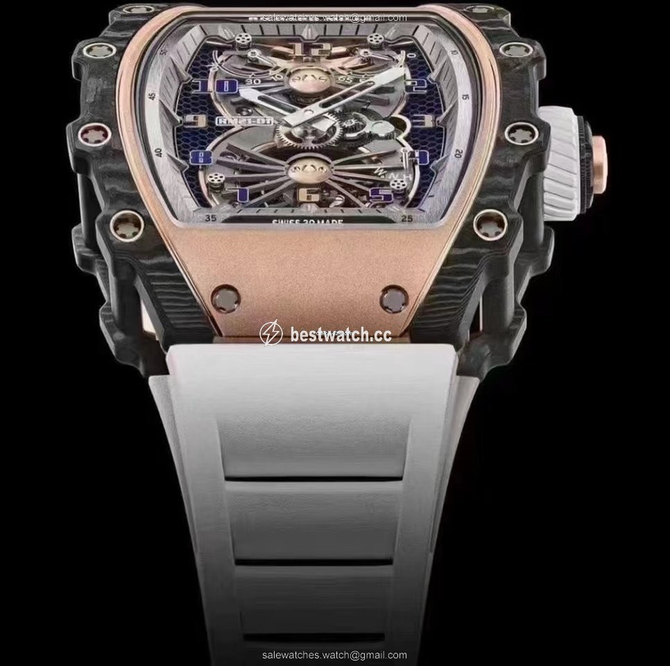 Richard Mille Mens watch Unisex Automatic Richard Mille RM21-01 Tourbillon Aerodyne Replica 2