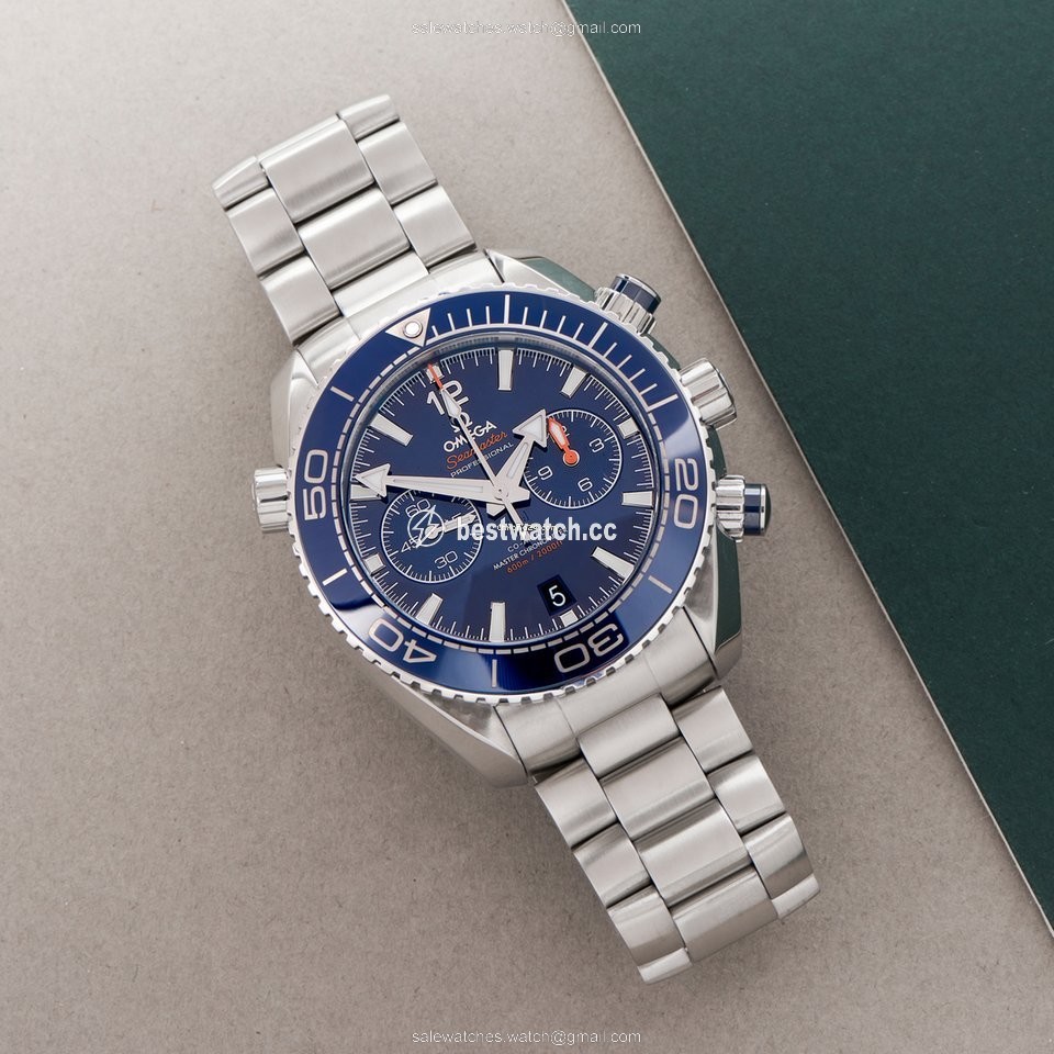 IMG_9085 Omega Seamaster Planet Ocean Chronograph Mens watch Unisex Automatic Steel 21530465103001 Replica 2
