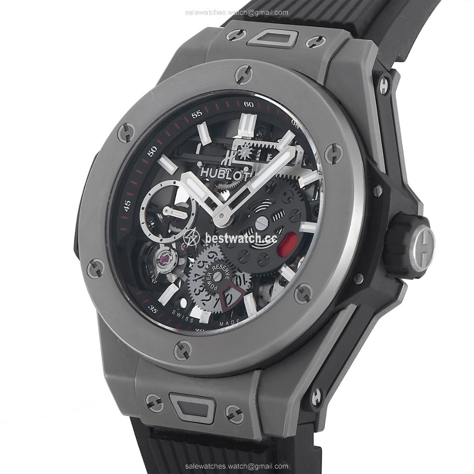 Hublot Big Bang Meca-10 Mens watch Unisex Manual winding Titanium 414.NI.1123.RX Replica 2