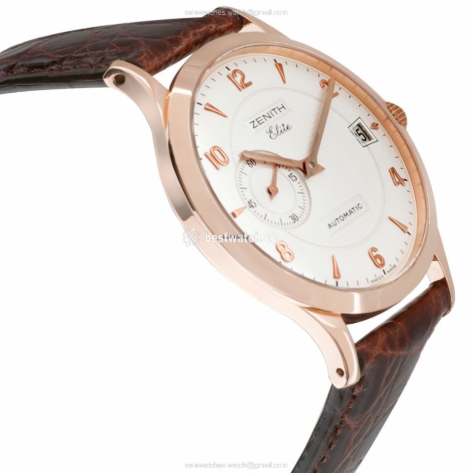 Zenith Elite Mens watch Unisex Automatic Rose gold 17 62.1125.680 Replica 2