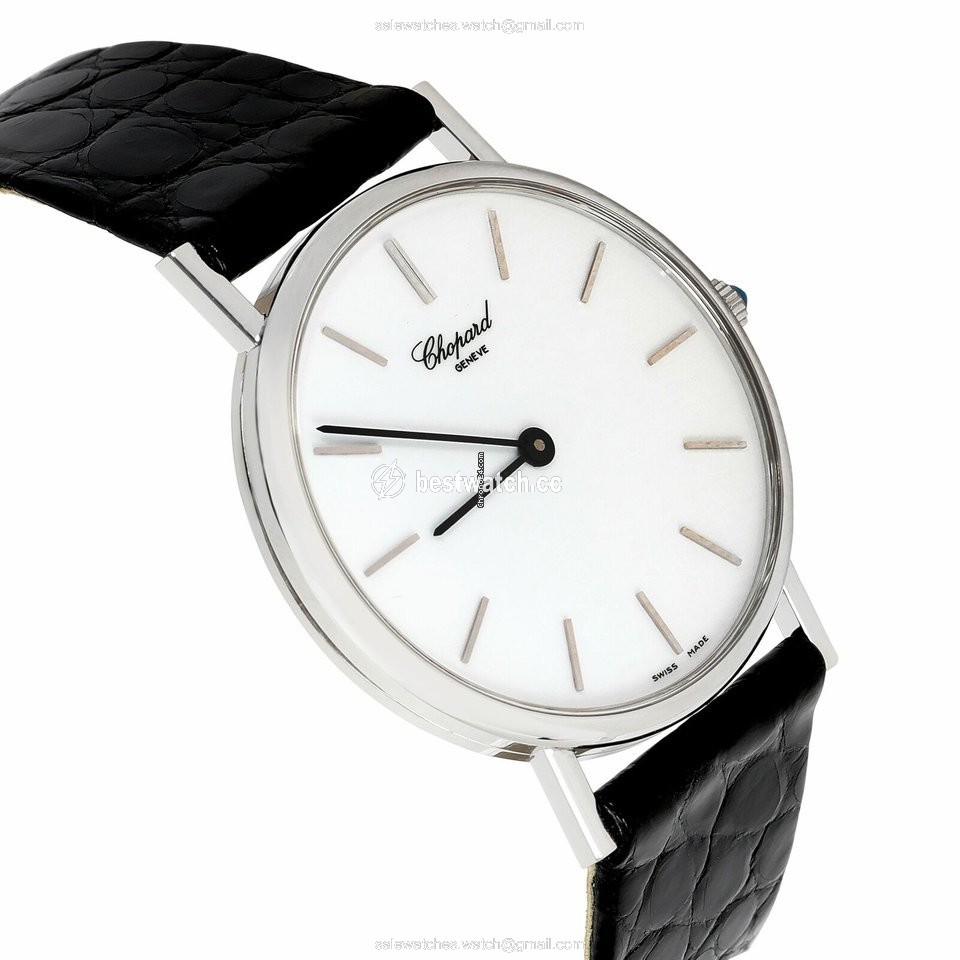 IMG_9085 Chopard Classic Mens watch Unisex Quartz White gold 16 1091 Replica 2