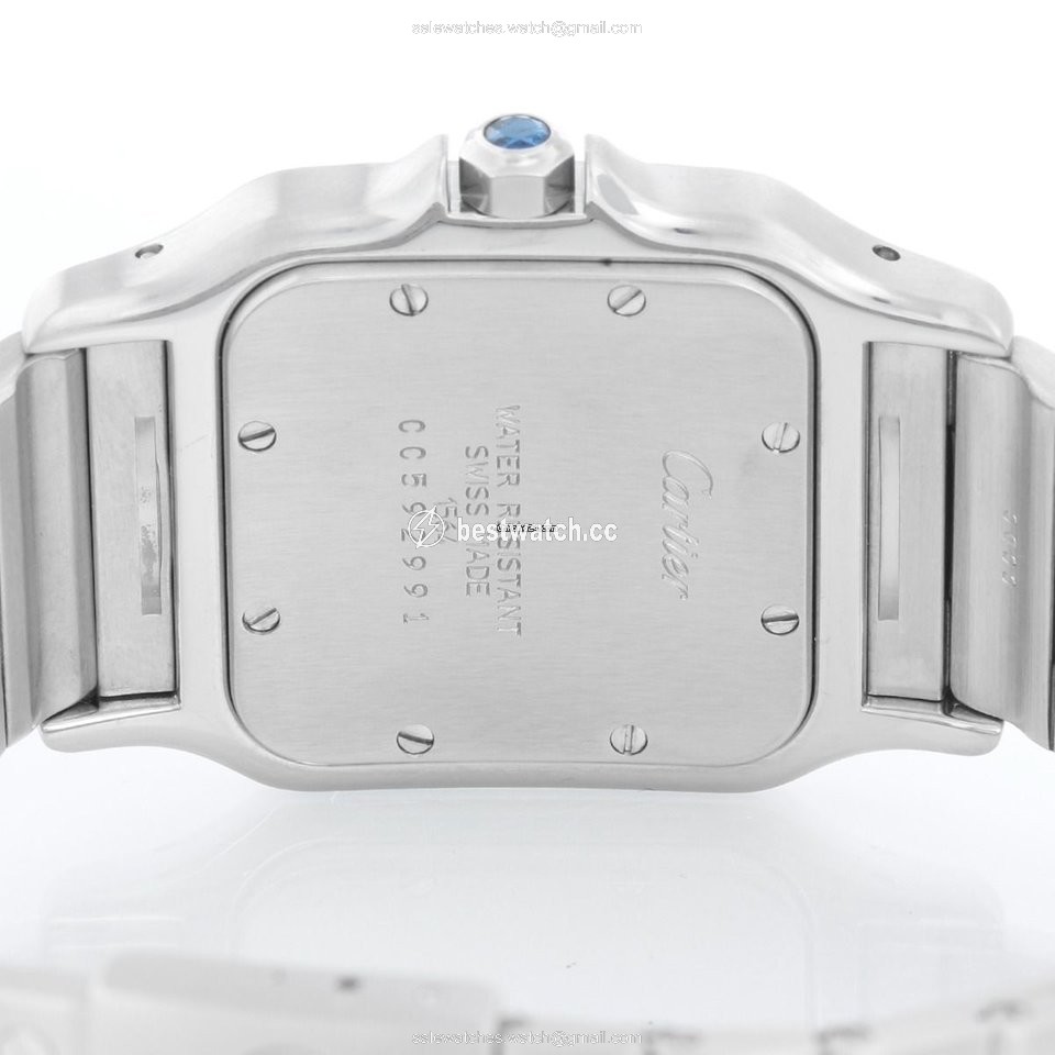 Cartier Santos Galbee Mens watch Unisex Quartz Steel W20060D6 1564 Replica 2