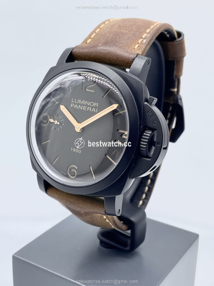 IMG_9085 Panerai Special Editions Mens watch Unisex Manual winding Ceramic PAM00375 Replica 2