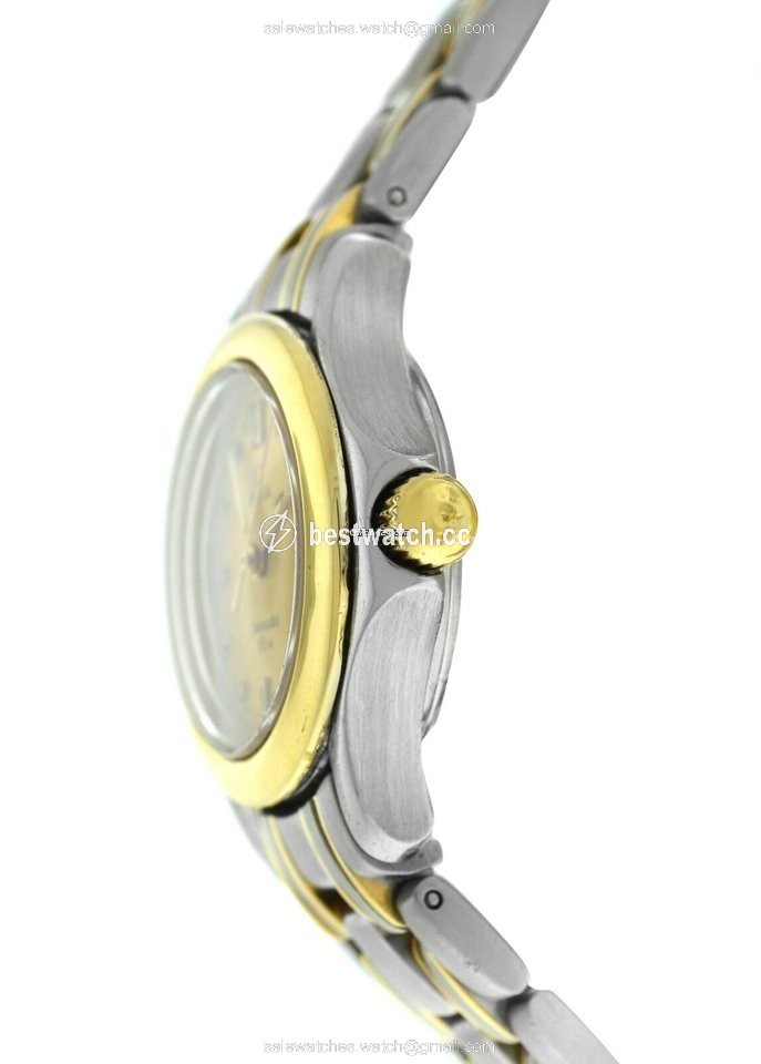 IMG_9085 Omega Seamaster Womens watch Quartz Gold Steel 2371.10 Replica 2