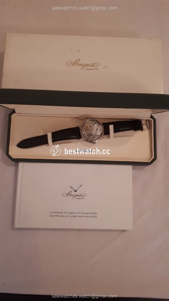 IMG_9085 Breguet Tradition Mens watch Unisex Manual winding White gold 7057BB 11 9W6 Replica 2