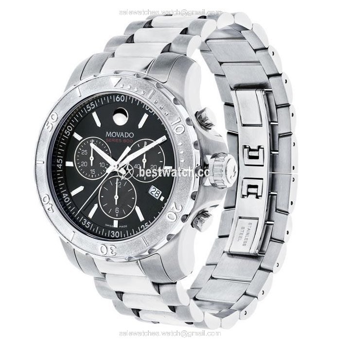 IMG_9085 Movado Series 800 Mens watch Unisex Quartz Steel 2600110 Replica 2