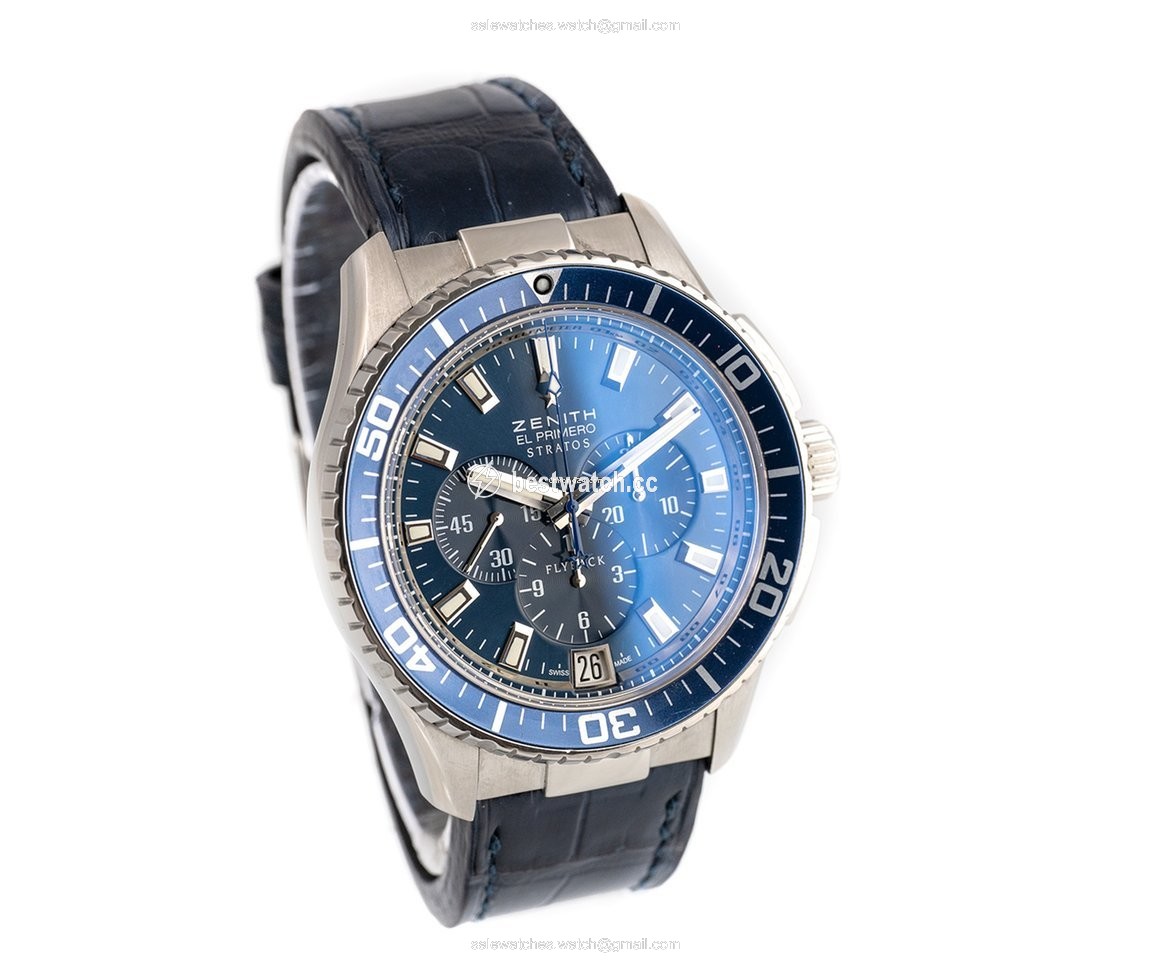 Zenith El Primero Stratos Flyback Mens watch Unisex Automatic Steel 03.2067.405 Replica 2