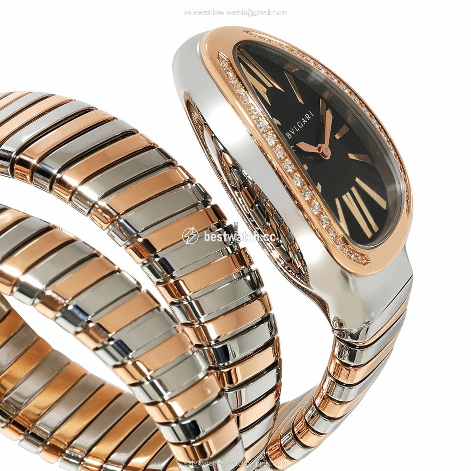 Bulgari Serpenti Womens watch Quartz Gold Steel 102099 SP 35 SPG Replica 2