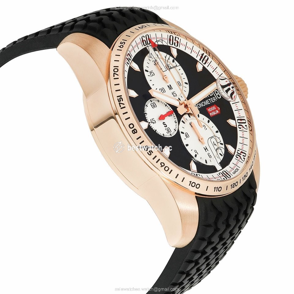 IMG_9085 Chopard Mille Miglia Mens watch Unisex Automatic Rose gold XL 16 1268-5010 Replica 2