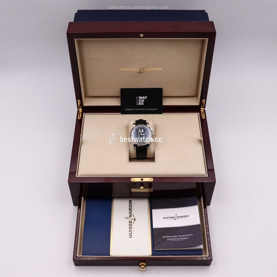 Ulysse Nardin Hourstriker Mens watch Unisex Manual winding Platinum 6109-103 E2 Replica 2
