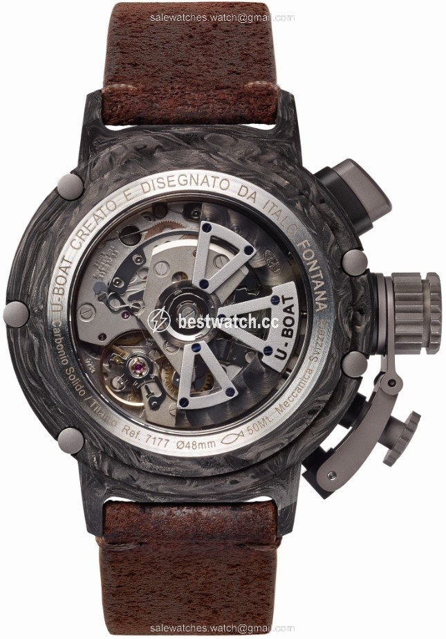 IMG_9085 U-Boat Chimera Mens watch Unisex Automatic Carbon 7177 Replica 2
