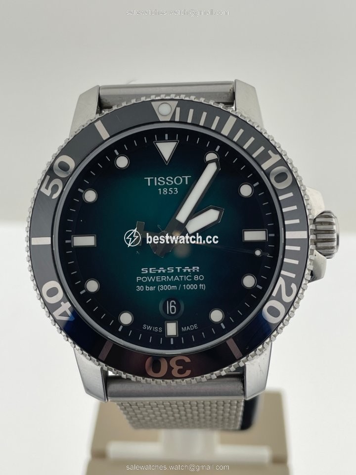 Tissot Seastar 1000 Mens watch Unisex Automatic Steel T120.407.11.091.00 Replica 2