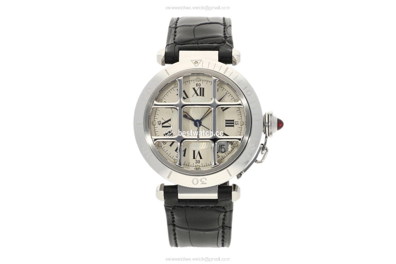 Cartier Pasha Mens watch Unisex Automatic Steel W3102255 Replica 2