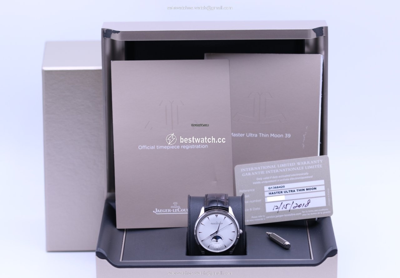 IMG_9085 Jaeger-LeCoultre Master Ultra Thin Moon Mens watch Unisex Automatic Steel Q1368420 Replica 2