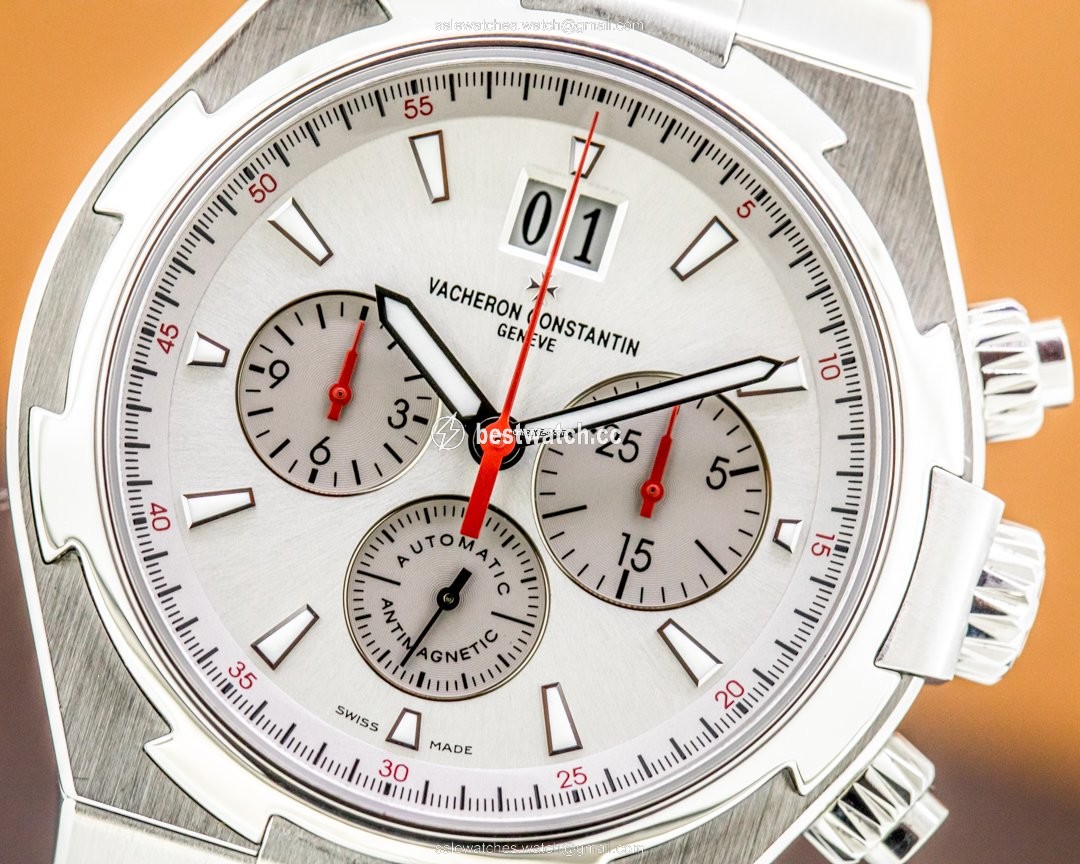 IMG_9085 Vacheron Constantin Overseas Chronograph Mens watch Unisex Automatic Steel 49150 000A-9017 Replica 2