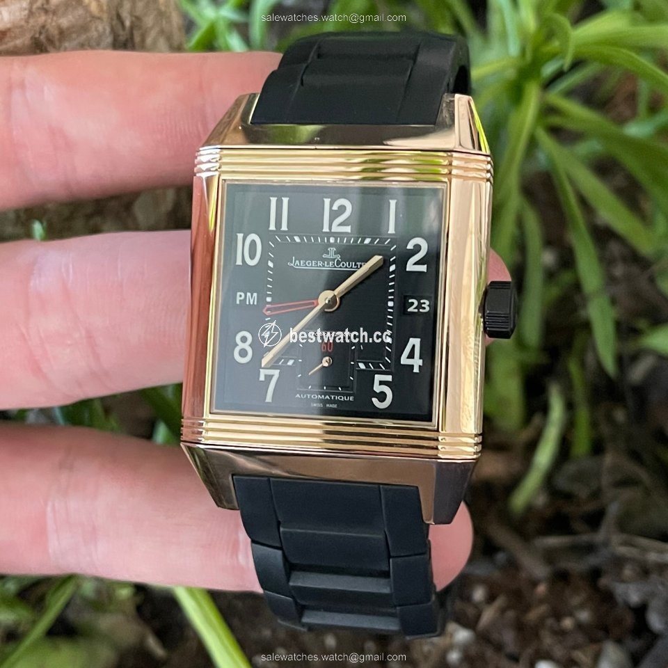 IMG_9085 Jaeger-LeCoultre Reverso Squadra Hometime Rose gold Q7002671 Replica 2