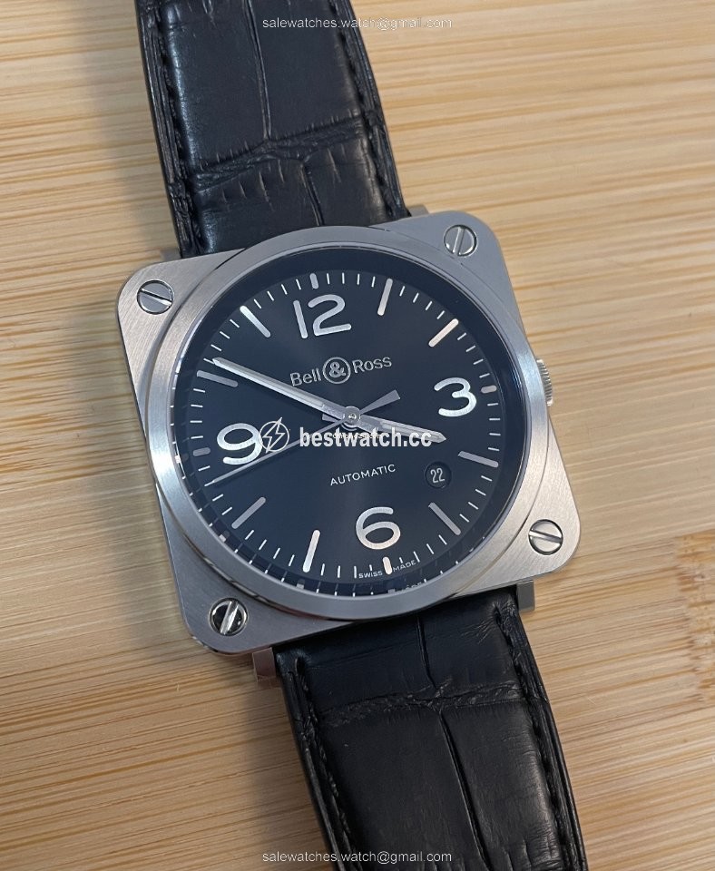 IMG_9085 Bell & Ross BR S Mens watch Unisex Automatic Steel BRS92-BL-ST Replica 2