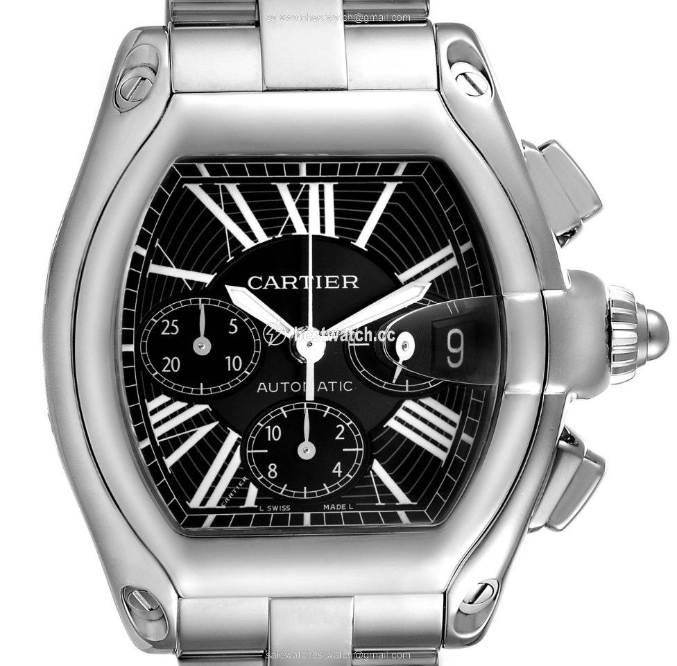 IMG_9085 Cartier Roadster Mens watch Unisex Automatic Steel W62020X6 Replica 2