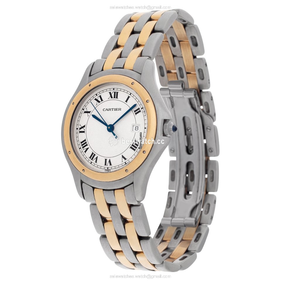Cartier Cougar Womens watch Quartz Steel 117000 Replica 2
