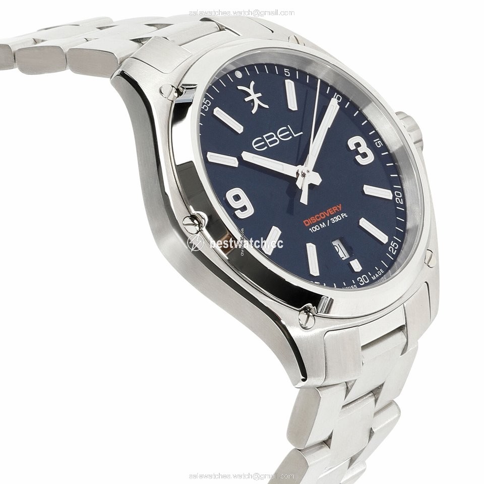 IMG_9085 Ebel Discovery Mens watch Unisex Quartz Steel 1216400 Replica 2