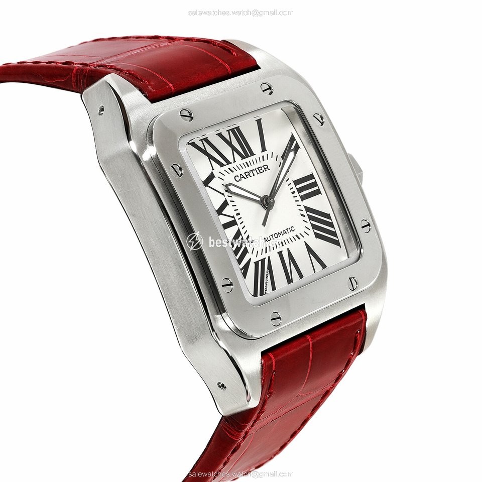 Cartier Santos 100 Mens watch Unisex Automatic Steel 100 W20073X8 Replica 2