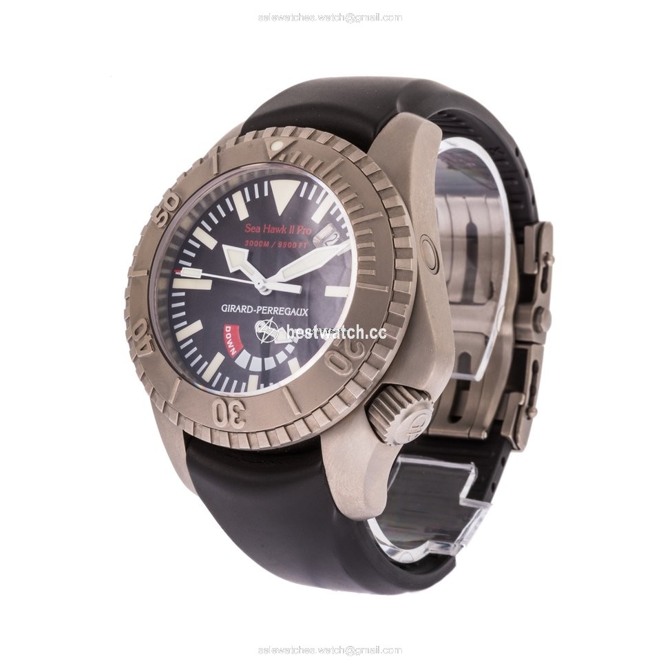 Girard Perregaux Sea Hawk Mens watch Unisex Automatic Titanium 49940 Replica 2
