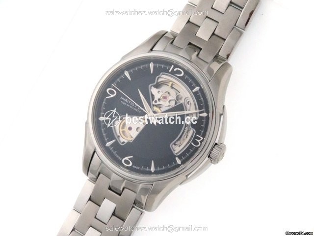 IMG_9085 Hamilton Jazzmaster Open Heart Mens watch Unisex Automatic Steel H325650 Replica 2