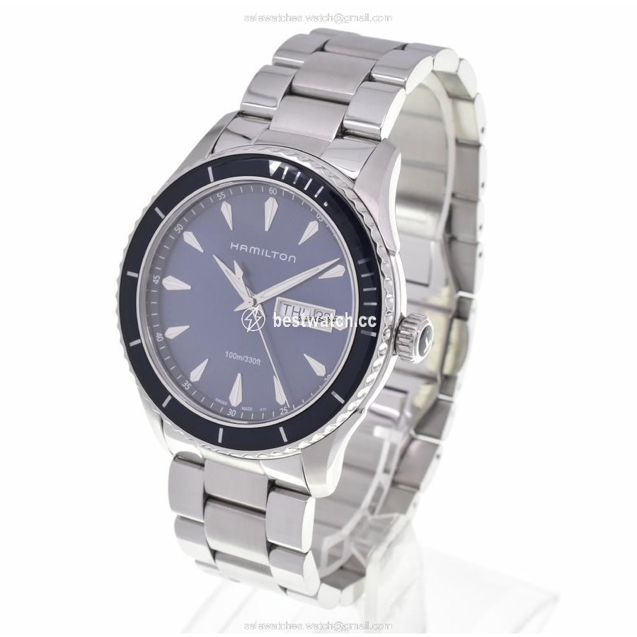 Hamilton Jazzmaster Seaview Mens watch Unisex Quartz Steel H375510 Replica 2