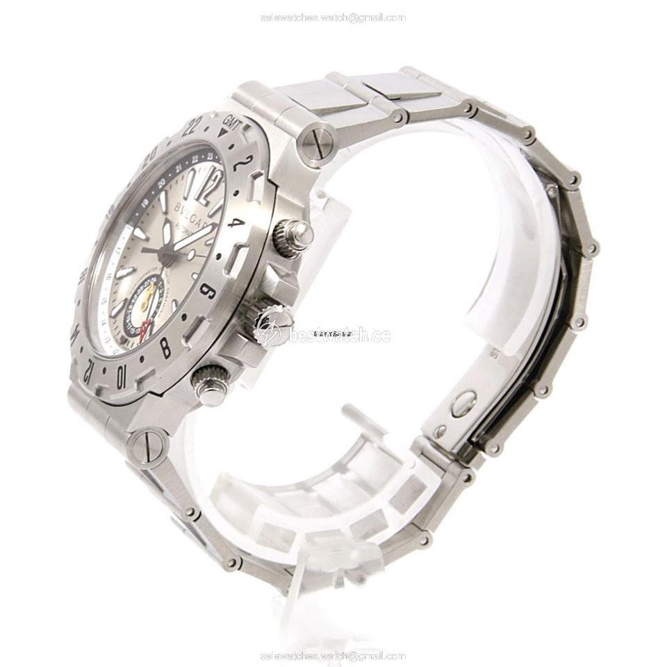Bulgari Diagono Mens watch Unisex Automatic GMT40S GMT40C5SSD Replica 2