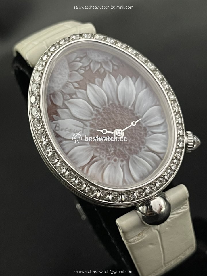 IMG_9085 Breguet Reine de Naples Womens watch Automatic White gold 8958BB 51 974 D00D Replica 2