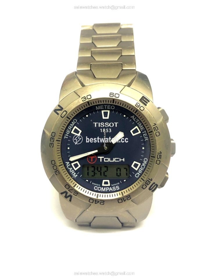 Tissot T-Touch II Mens watch Unisex Quartz Steel T0474201105100 Replica 2