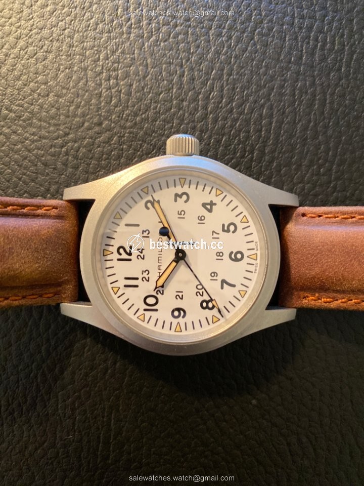 IMG_9085 Hamilton Khaki Field Mens watch Unisex Manual winding Steel H69439411 Replica 2
