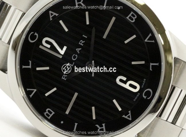 IMG_9085 Bulgari Solotempo Mens watch Unisex Quartz Steel ST37S Replica 2