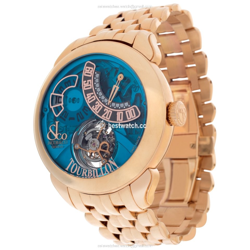 IMG_9085 Jacob & Co. Mens watch Unisex Manual winding Rose gold 150.510.4 Replica 2