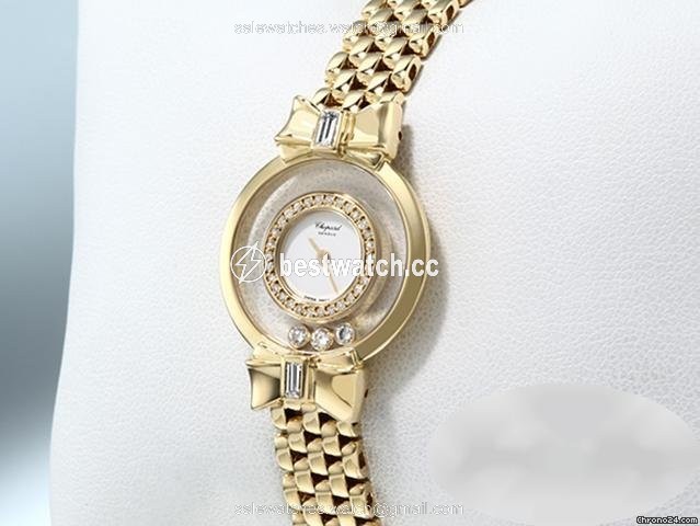IMG_9085 Chopard Happy Diamonds Womens watch Quartz Yellow gold 20 5334 Replica 2