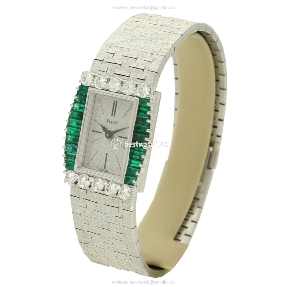 IMG_9085 Piaget Womens watch Manual winding White gold 3876 A6 Replica 2