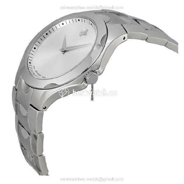 IMG_9085 Movado Luno Sport Mens watch Unisex Quartz Steel 606379 Replica 2