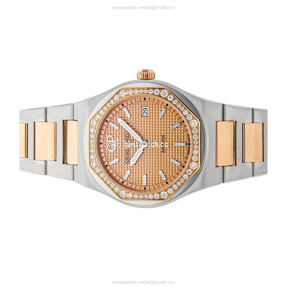 IMG_9085 Girard Perregaux Laureato Womens watch Quartz Steel 80189D56A331-56A Replica 2
