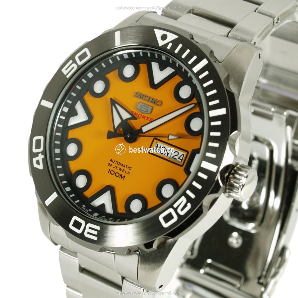 IMG_9085 Seiko 5 Sports Mens watch Unisex Automatic Steel SRPA05K1 Replica 2