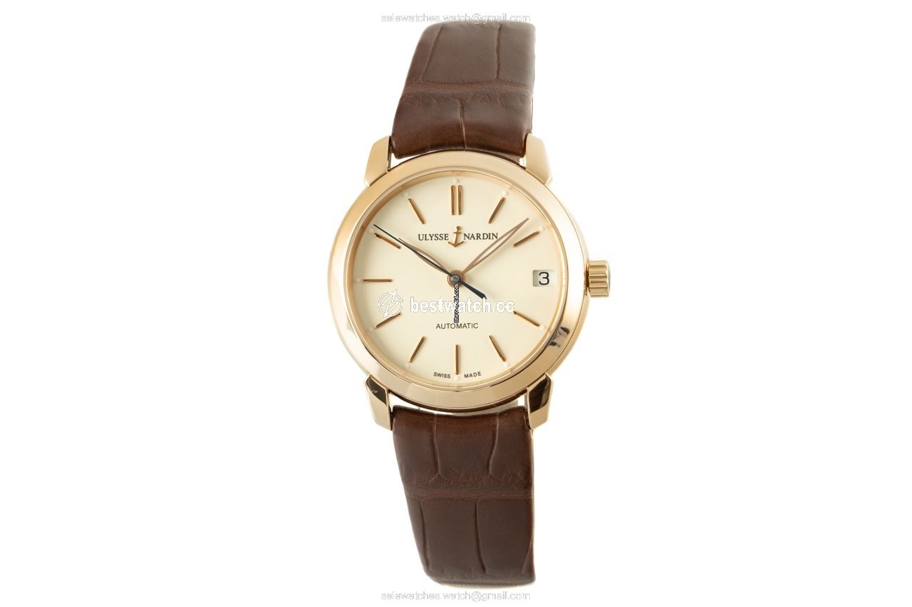 IMG_9085 Ulysse Nardin Classico Womens watch Automatic Yellow gold 8106-116 Replica 2