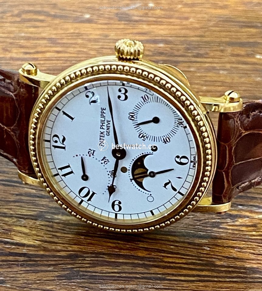 IMG_9085 Patek Philippe Mens watch Unisex Automatic Yellow gold 5015 J Replica 2