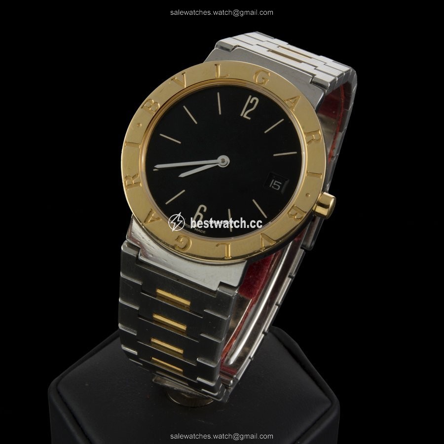 Bulgari Bulgari Mens watch Unisex Quartz Gold Steel BB 38 SGD Replica 2
