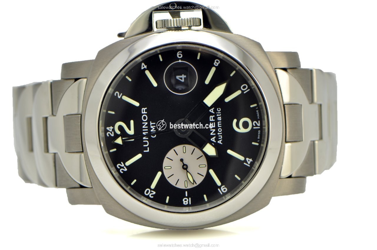 IMG_9085 Panerai Luminor GMT Automatic Mens watch Unisex Automatic Titanium PAM 161 Replica 2