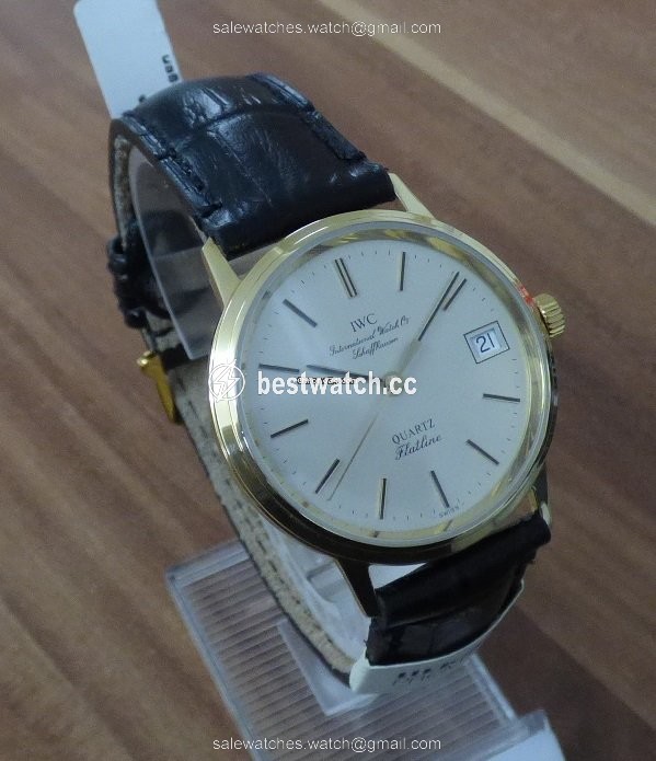 IMG_9085 IWC Mens watch Unisex Quartz Yellow gold 3306 Replica 2