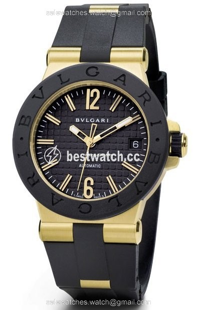 Bulgari Diagono Womens watch Automatic Yellow gold DG35BGVD Replica 2